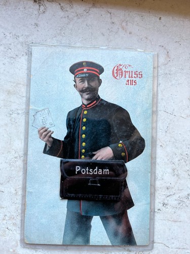 Cartolina saluti postdam - cartolina,