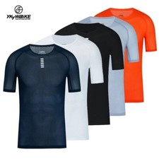 Maglia manica corta bici ciclismo strati base professionale cool mesh maglie traspiranti