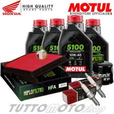 Tagliando HONDA XLV Varadero 1000 / ABS 2003-2013 Olio Motul 5100 Filtri Candele