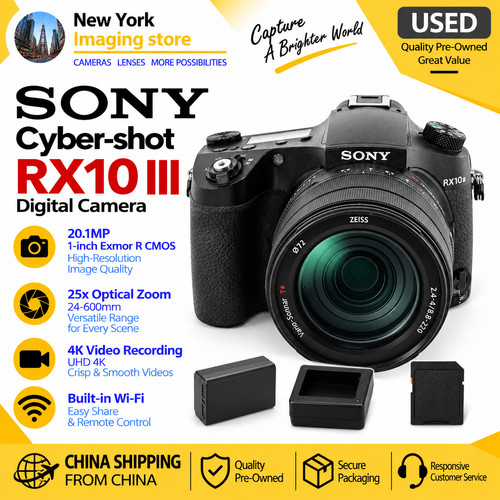 Sony cyber shot rx10 iii - sony, 20
