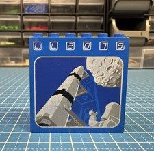 LEGO Space 3754pb01 - LL2079 Rocket and Moon Pattern 6970