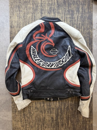 Giacca pelle vintage harley - pelle,