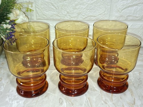 Vintage sei bicchieri vetro - vintage,