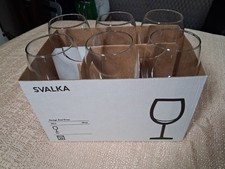 12 bicchieri da vino usati in