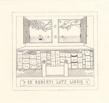 Exlibris Bookplate Klischee