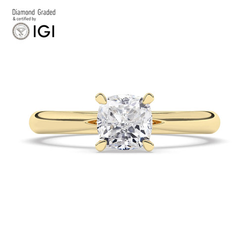 Anello fidanzamento cuscino - fidanzamento,