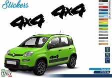 2 stickers Fiat PANDA 4x4 side
