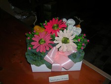 Composizione fiori realizzati