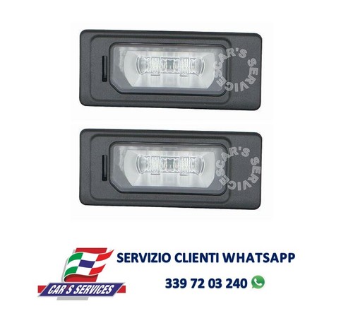 Coppia fanali luce targa - coppia, led