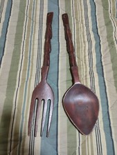 Grandi posate in legno anni 60