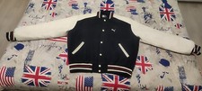 Giubbotto Bomber vintage Anni 2000 PUMA  taglia L Pelle E Tessuto 