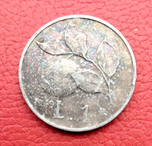 Moneta argento lira 1949 - argento,