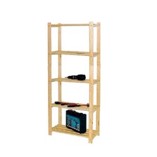 Scaffale In Legno Grezzo Fai