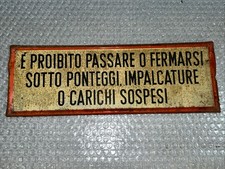 INSEGNA CARTELLO TABELLA