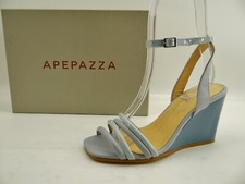 Sandali Apepazza blu chiaro blu scarpe zeppa sandalo numero 36