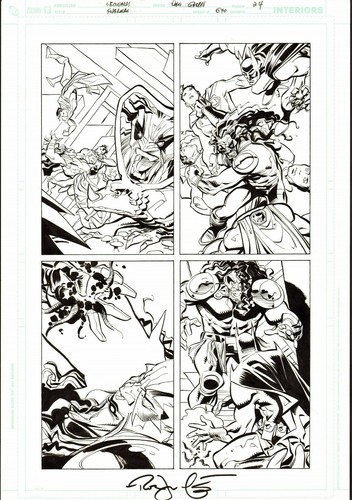 Rick leonardi firmato batman - leonardi,