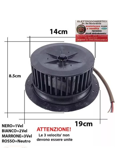 Motore cappa aspirante ventola - cappa,