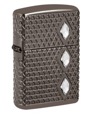 Accendino Zippo Pattern Antivento Unisex  Nero