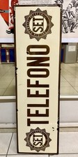 Insegna “TELEFONO” smaltata - Vintage