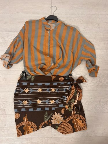 Completo donna camicia - righe, +