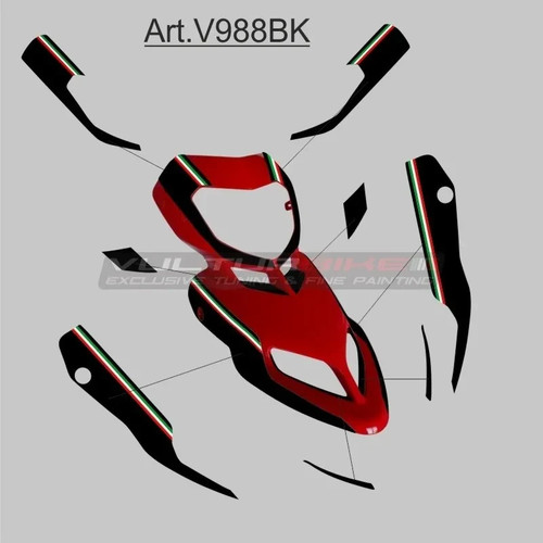 Kit adesivi nero - , per
