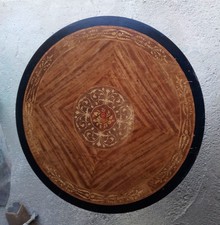Piano Tavolo legno Intarsiato