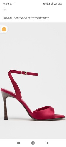 Sandali zara tacco colore - zara, 39