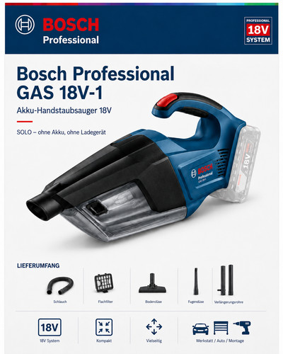 Bosch professional gas - bosch, 18v-1