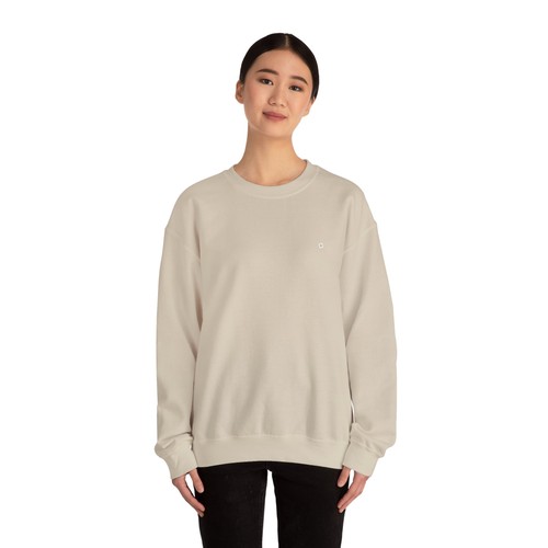Felpa girocollo bianca - , minimal