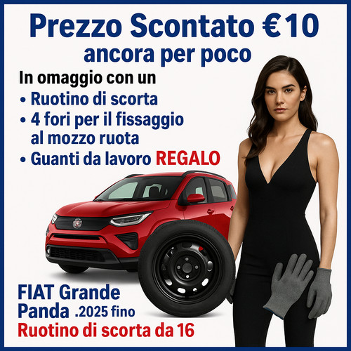 Ruotino scorta fiat - ruotino, di
