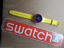 SWATCH CHRONO COL. GIALLO CONDIZIONI PARI AL NUOVO CONFEZIONE ORIG. PERFETTA