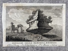 GRAVURE ROME SEPOLCRO DELLA