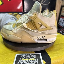 Jordan 4 Off White Sail taglia