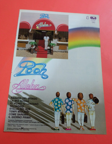 Pubblicita 1984 pooh album - pubblicita', i