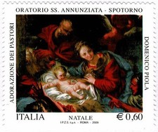 2009 REPUBBLICA ITALIANA n. 3186 SANTO NATALE 1 V. MNH MF131667