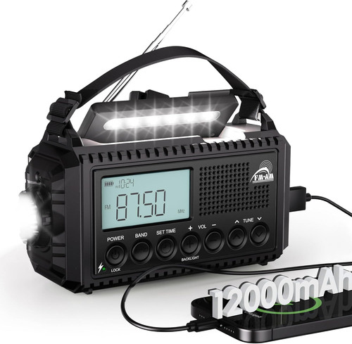 Radio manovella con - manovella,