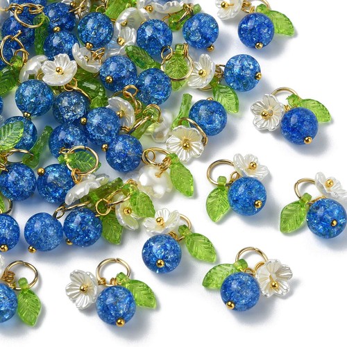 50pz ciondoli frutta - 50pz,