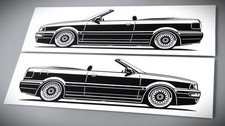 Adesivo Audi 80 B4 Cabrio