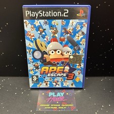APE ESCAPE 3 PS2 PAL ITA USATO ITALIANO PLAYSTATION 2 SONY CON MANUALE