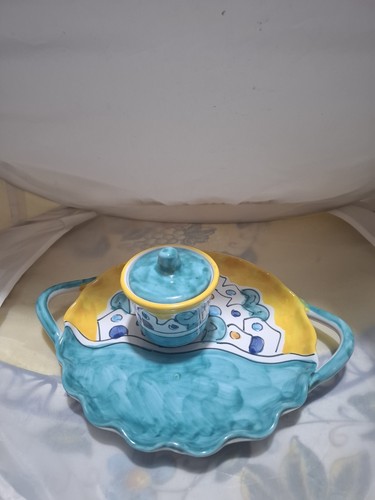Vietri ceramic set sugar - ceramic,