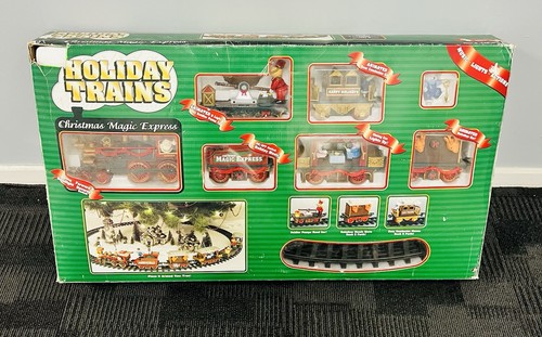 Vintage holiday trains - holiday,