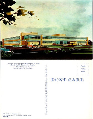 Cartolina ospedale osteopatico - ospedale,