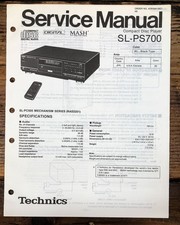 Technics SL-PS700 Lettore CD