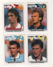 AMORUSO FONTOLAN CRAVERO MINOTTI 4 FIGURINE CALCIO FLASH 1995 #RIP2