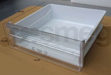 Cassetto serigrafato USATO per frigorifero 761171014 ricambio originale Smeg