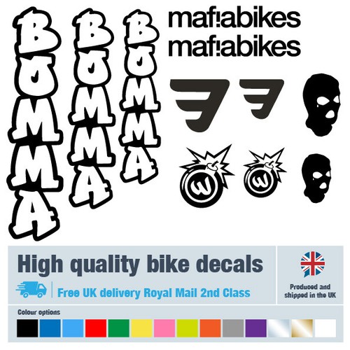 Etichette decalcomanie bici
