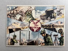 C) Cartolina militare Genio Alpini D'Ercoli 2GM WWII 