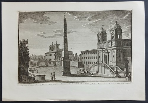Stampa antica roma piazza - stampa,