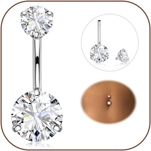 Piercing ombelico 316l acciaio - ombelico,