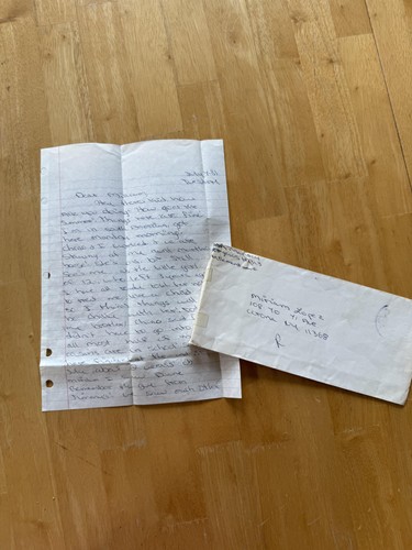 Lettera amore vintage 1981 - vintage,